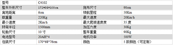 电动米东尘推车C4102